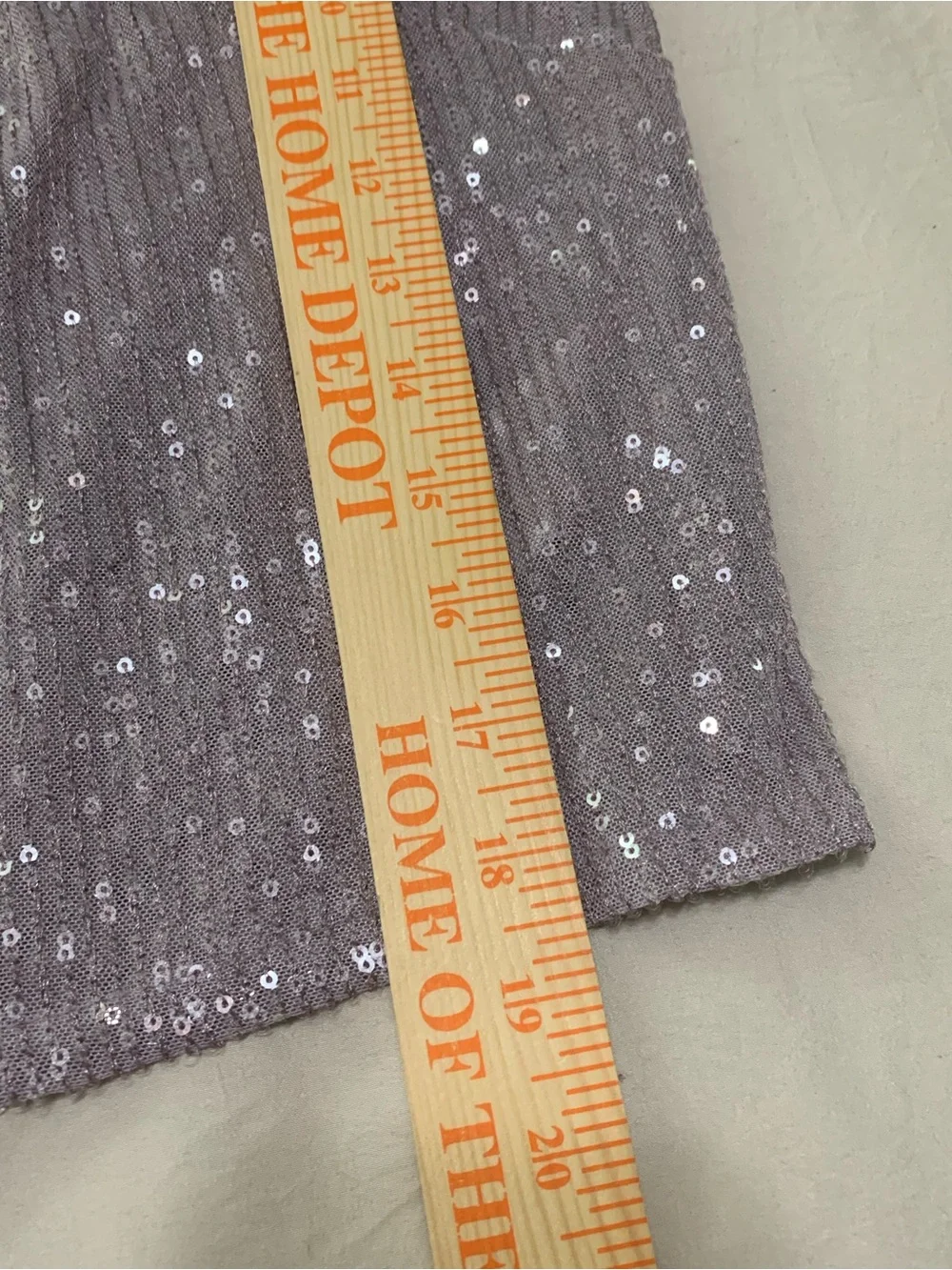 Anthropologie Lavender Sequin Mock-Neck Tank - Picture 8 of 11